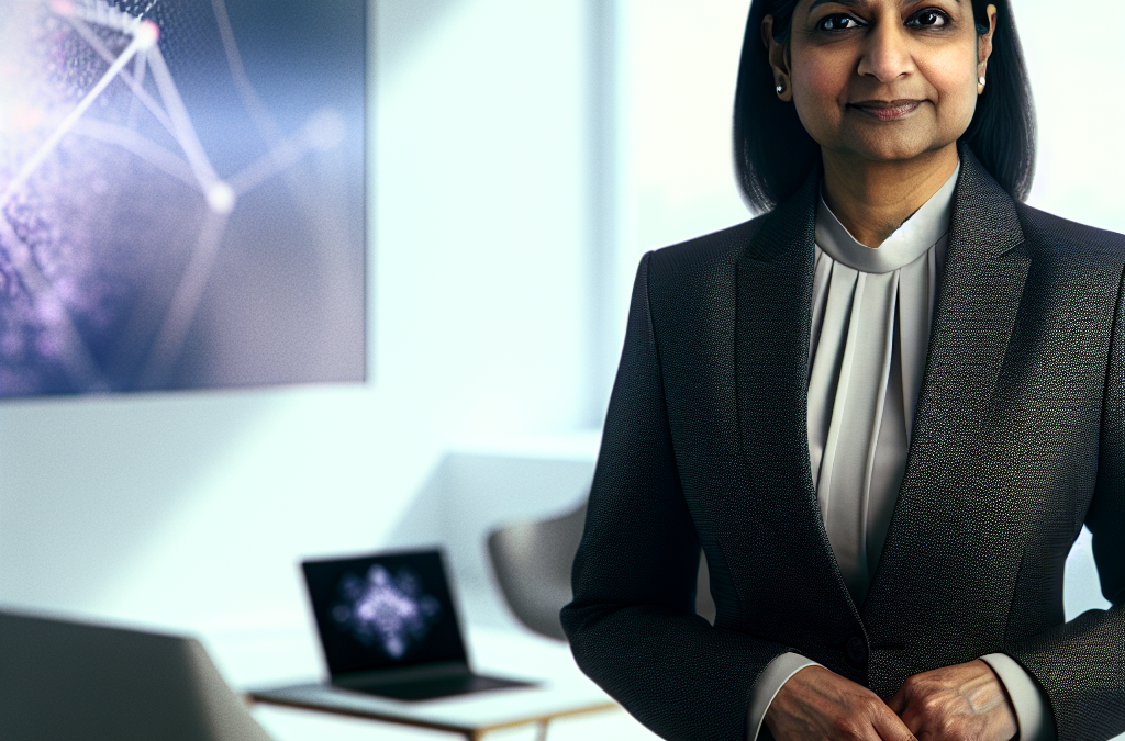 Business leader in a modern office representing AI, education, and scholarship opportunity in Northern Virginia